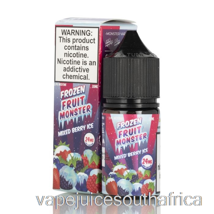 Vape Juice South Africa Ice Mixed Berry - Frozen Fruit Monster Salts - 30Ml 48Mg